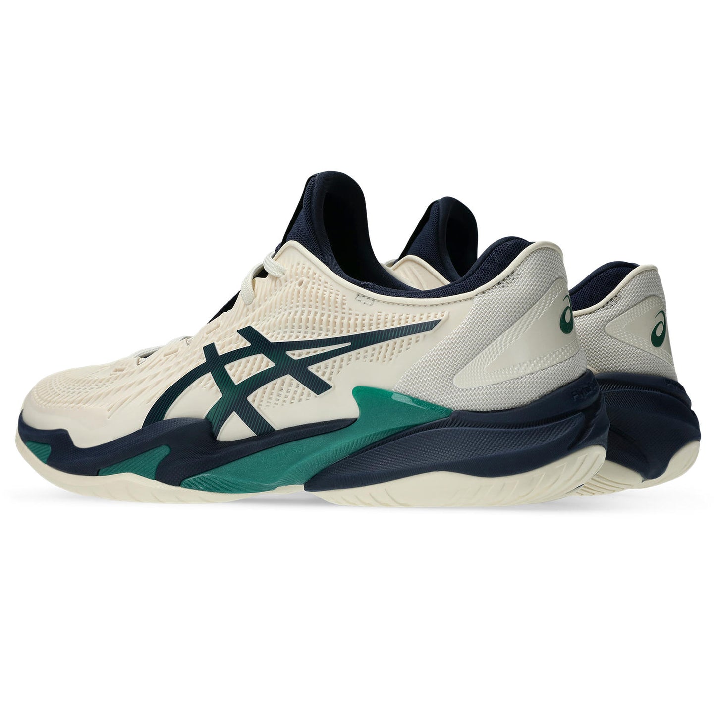Asics Court FF 3 men's tennis shoes Cream/Green 370-105