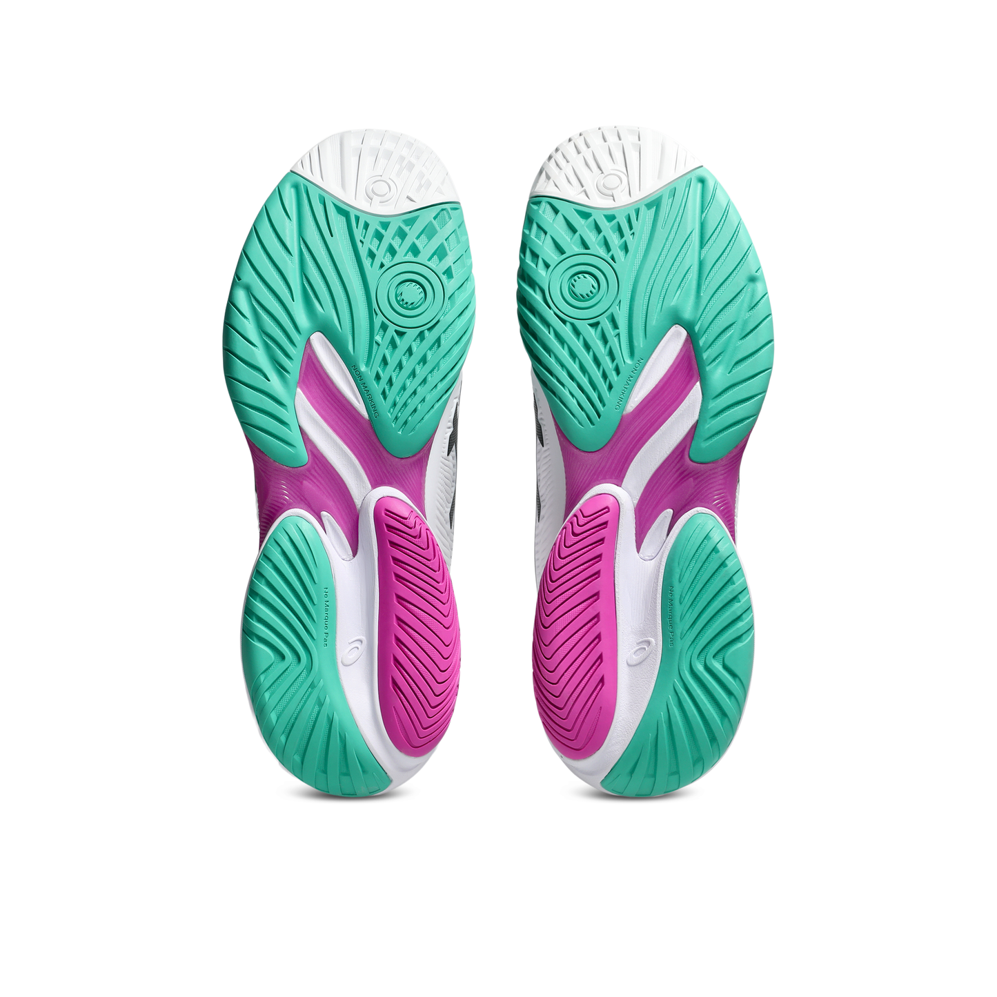 Asics Court FF 3 men's tennis shoes White/Digital Sakura 370-106 - VuTennis.com