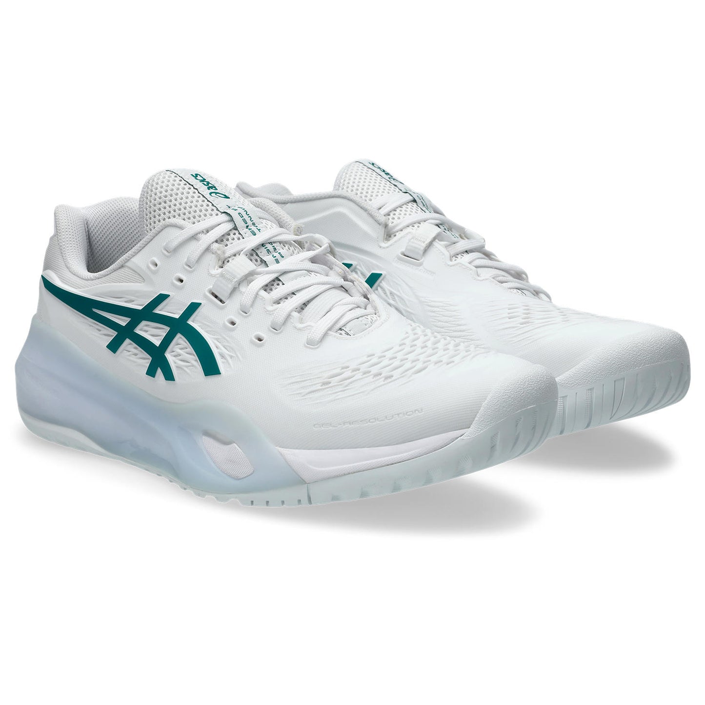Asics Gel Resolution X Men tennis shoes White/Green 481-102