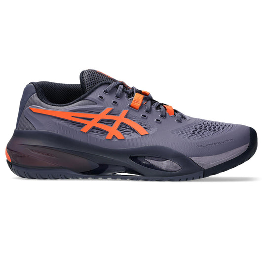 Asics Gel Resolution X Wide Men tennis shoes Grey/Orange 487-500