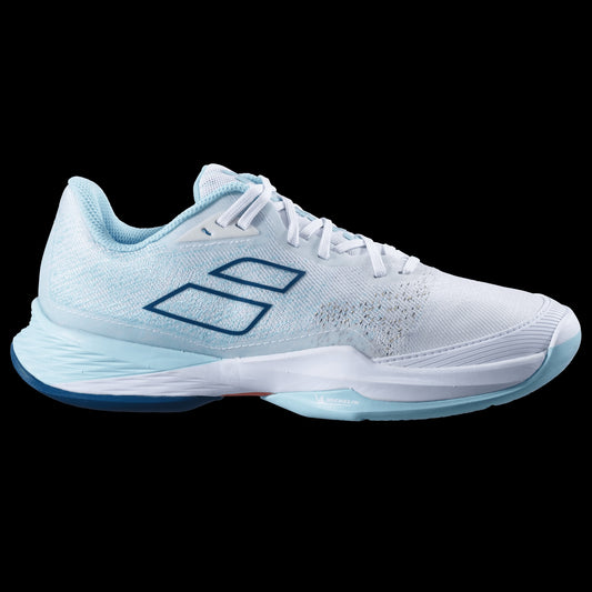Babolat Jet Mach 3 women tennis shoes - White/Angel Blue