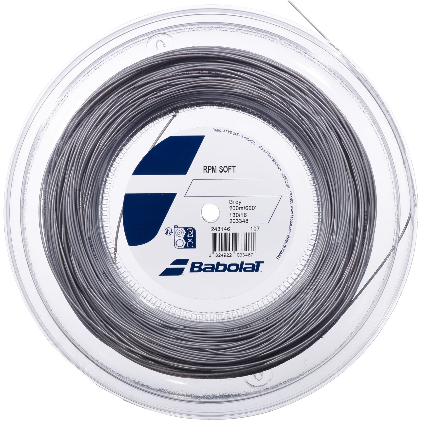 Babolat RPM Soft Grey Tennis String