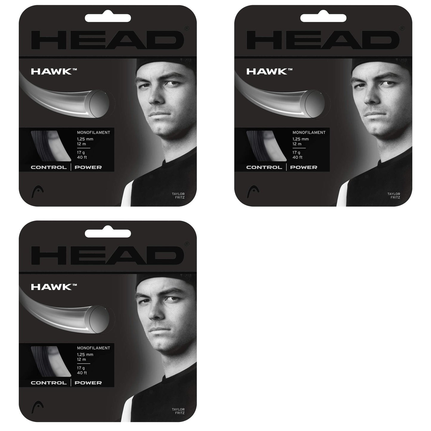 Head Hawk Black Tennis String