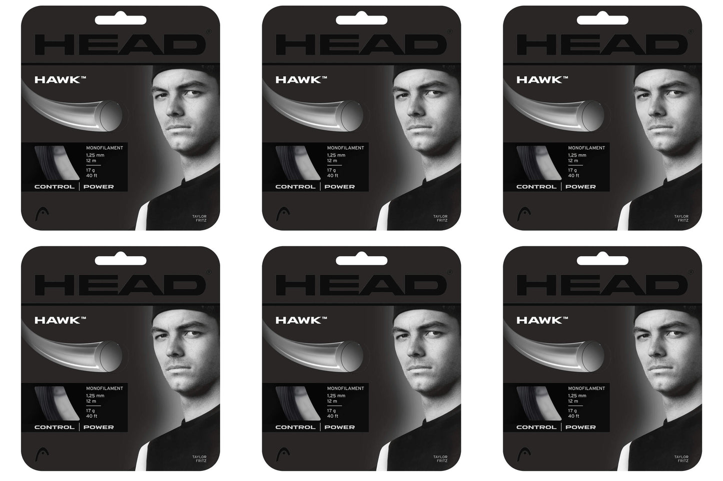 Head Hawk Black Tennis String