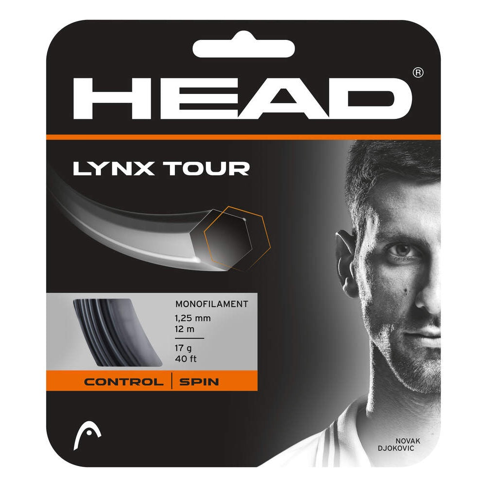 Head Lynx Tour Tennis String - Black