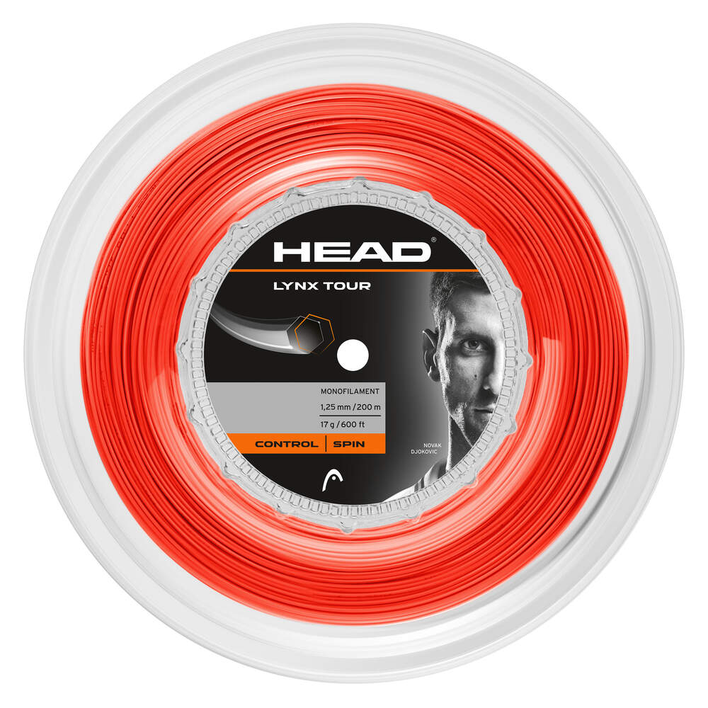 Head Lynx Tour Tennis String - Orange