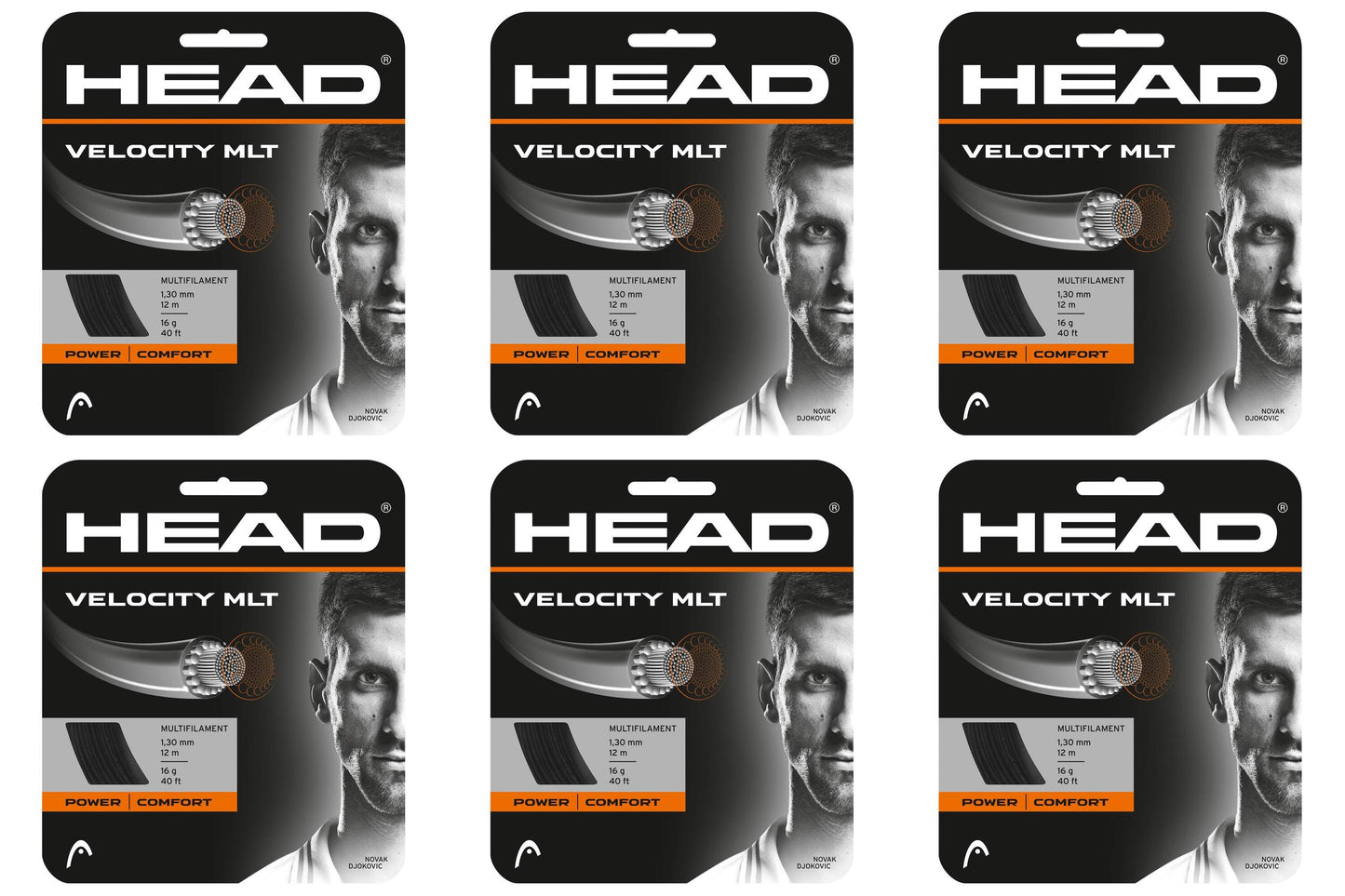 Head Velocity MLT Tennis String - Black