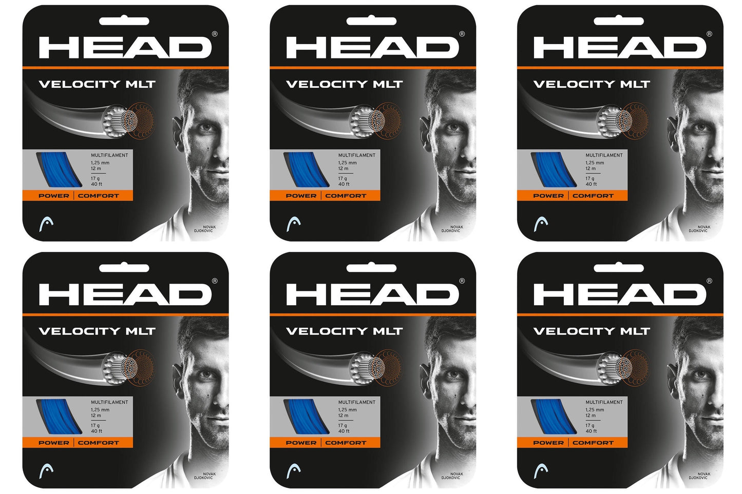 Head Velocity MLT Tennis String - Blue