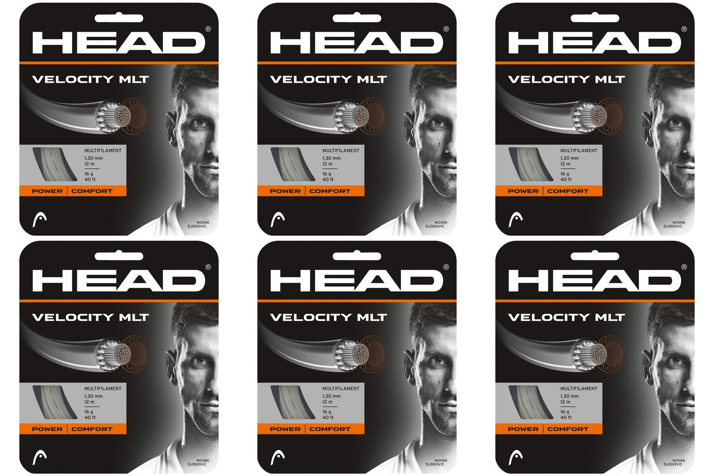 Head Velocity MLT Tennis String - Natural