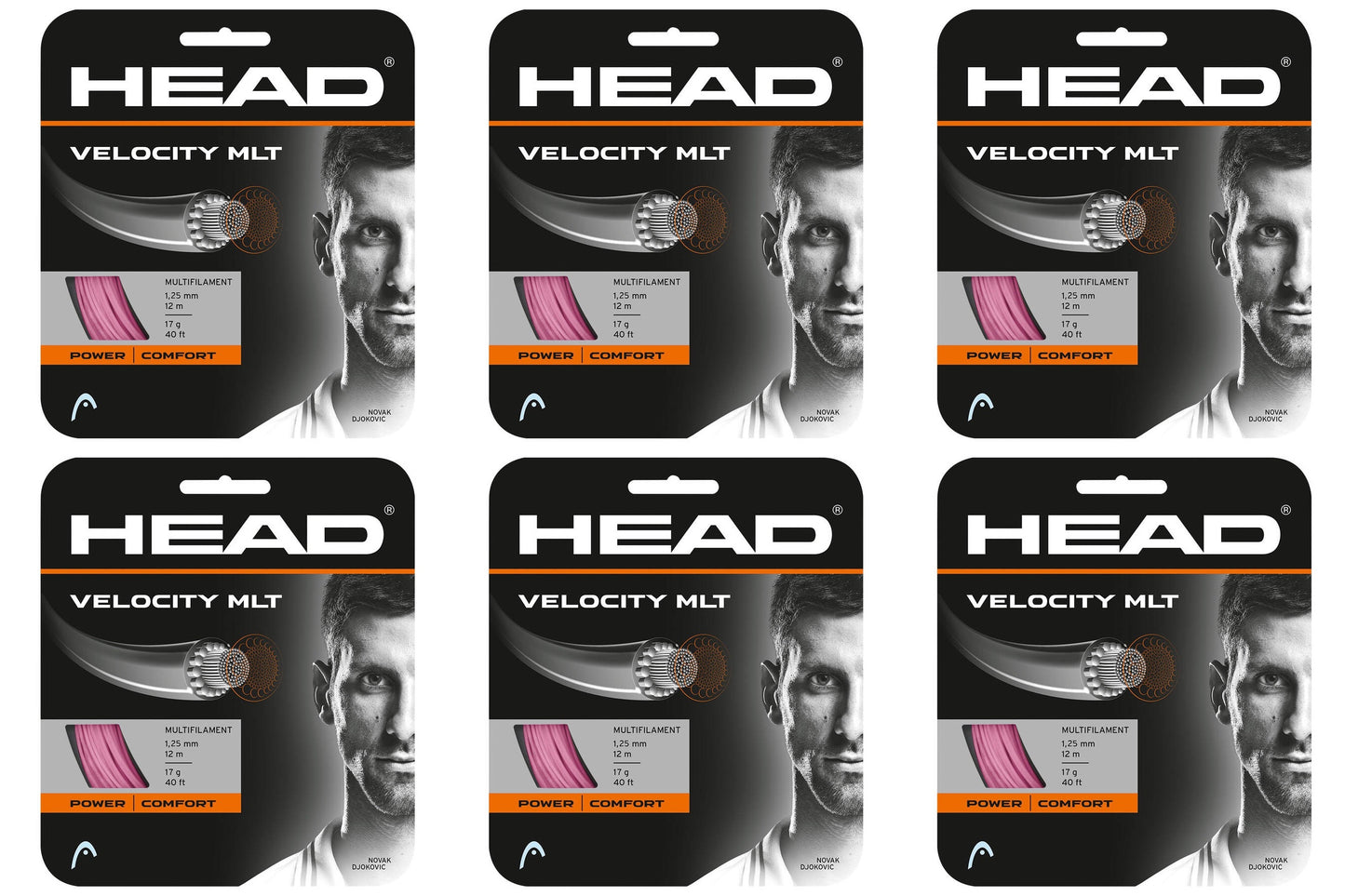 Head Velocity MLT Tennis String - Pink