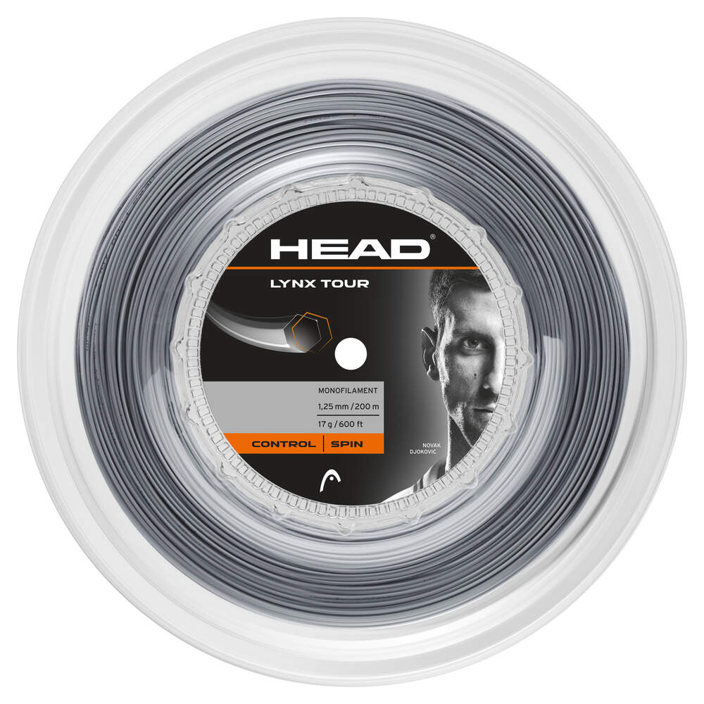 Head Lynx Tour Tennis String - Grey