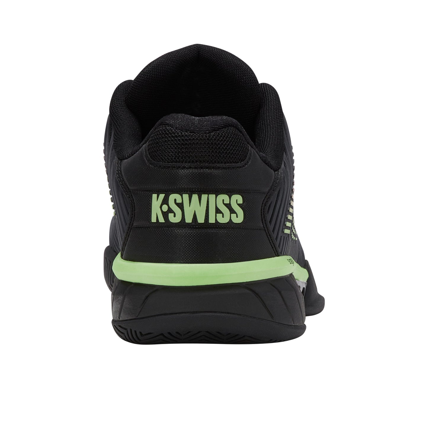 K-Swiss Hypercourt Express 2 Wide Men's tennis shoes - Black/Green/Lava 6806-034