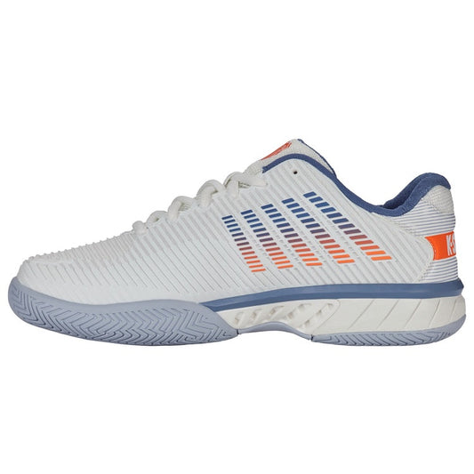 K-Swiss Hypercourt Express 2 Wide Men's tennis shoes - White/Blue/Orange 6806-139