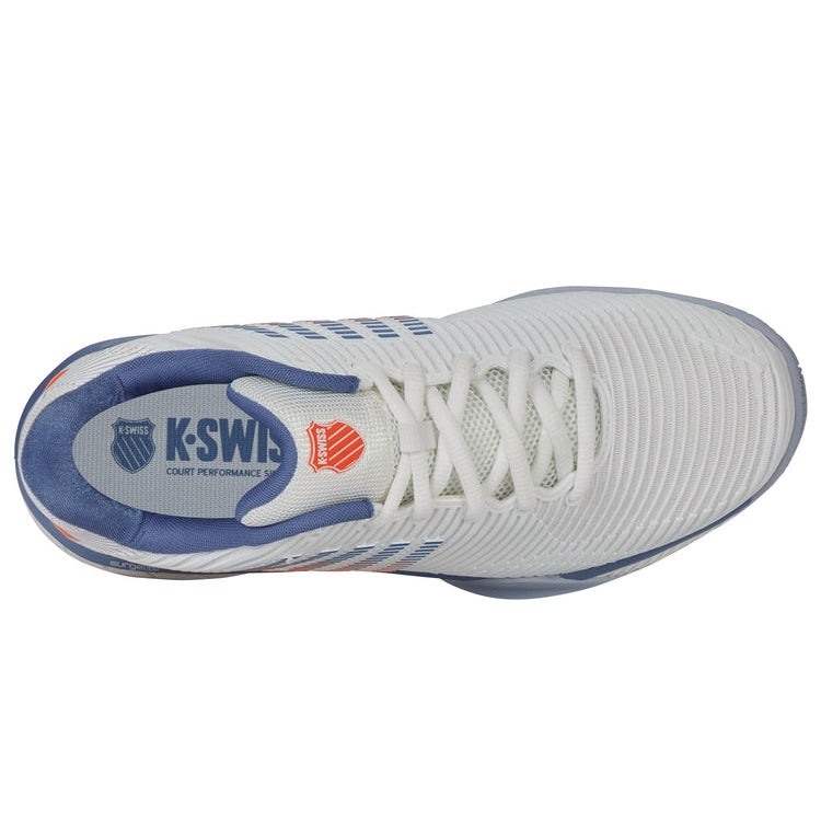 K-Swiss Hypercourt Express 2 Wide Men's tennis shoes - White/Blue/Orange 6806-139