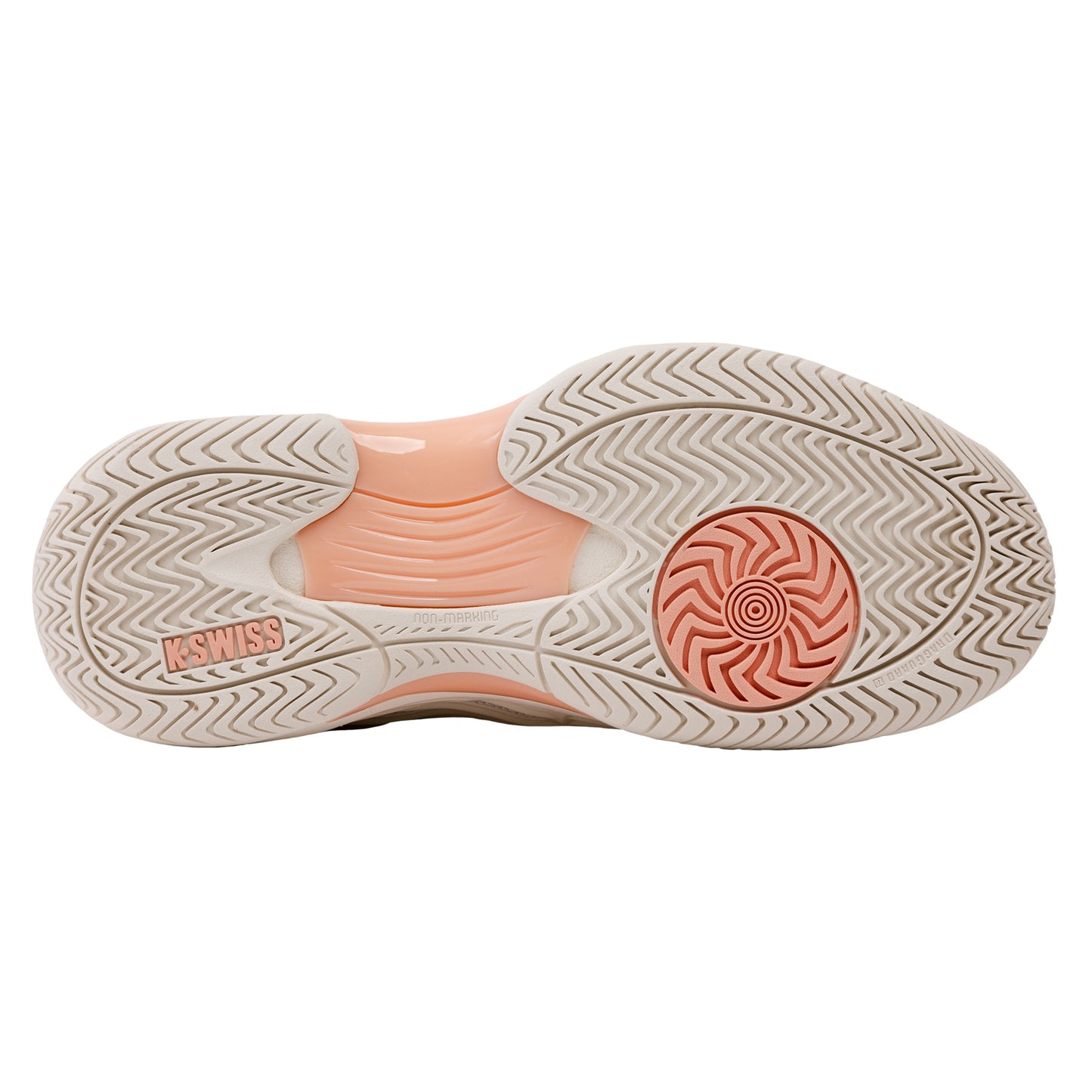 K-Swiss Hypercourt Express 3 Women's tennis shoes - Egret/Peach 4603-150