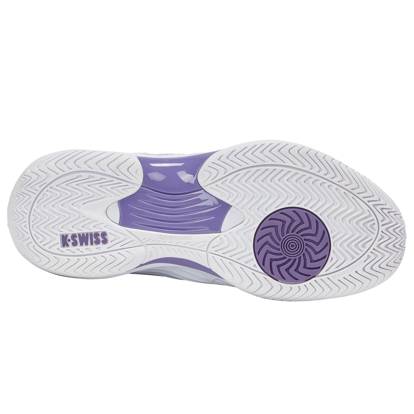 K-Swiss Hypercourt Express 3 Women's tennis shoes - White/Purple 4603-160