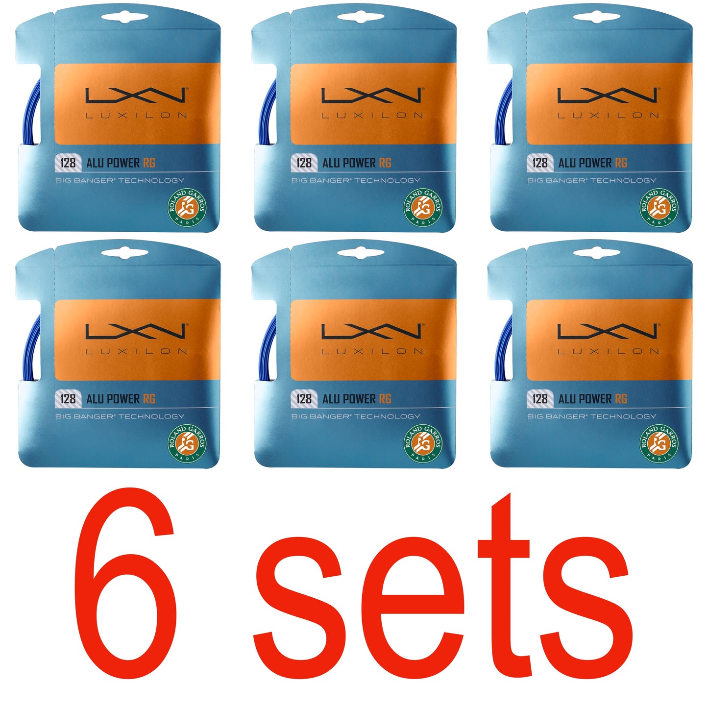 Luxilon ALU Power Roland Garros Tennis String - VuTennis.com