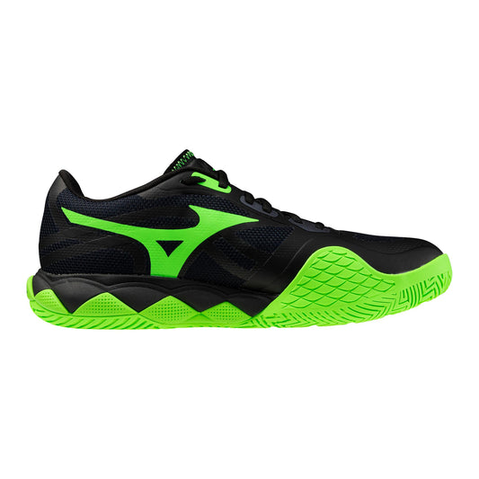 Mizuno Wave Enforce Tour 2 Black/Green Men tennis shoes 9049