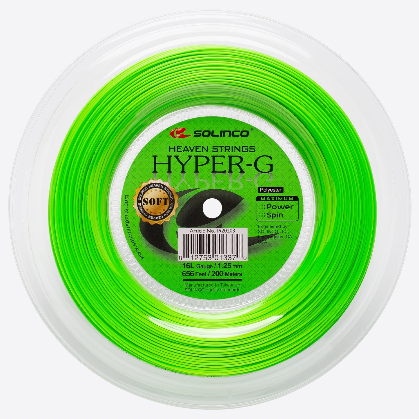 Solinco Hyper-G Soft Tennis String - VuTennis.com