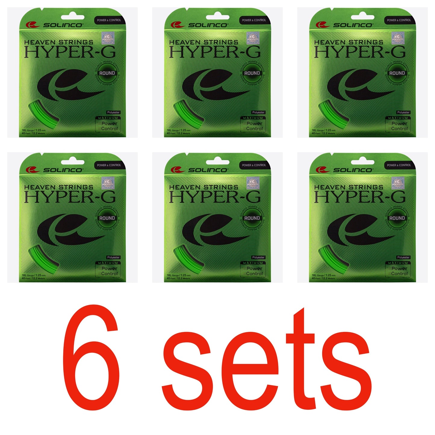 Solinco Hyper-G Round Tennis String - VuTennis.com