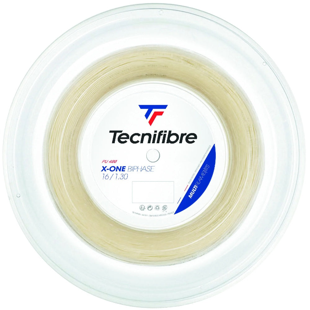 Tecnifibre X-One Biphase Tennis String - Natural - VuTennis.com