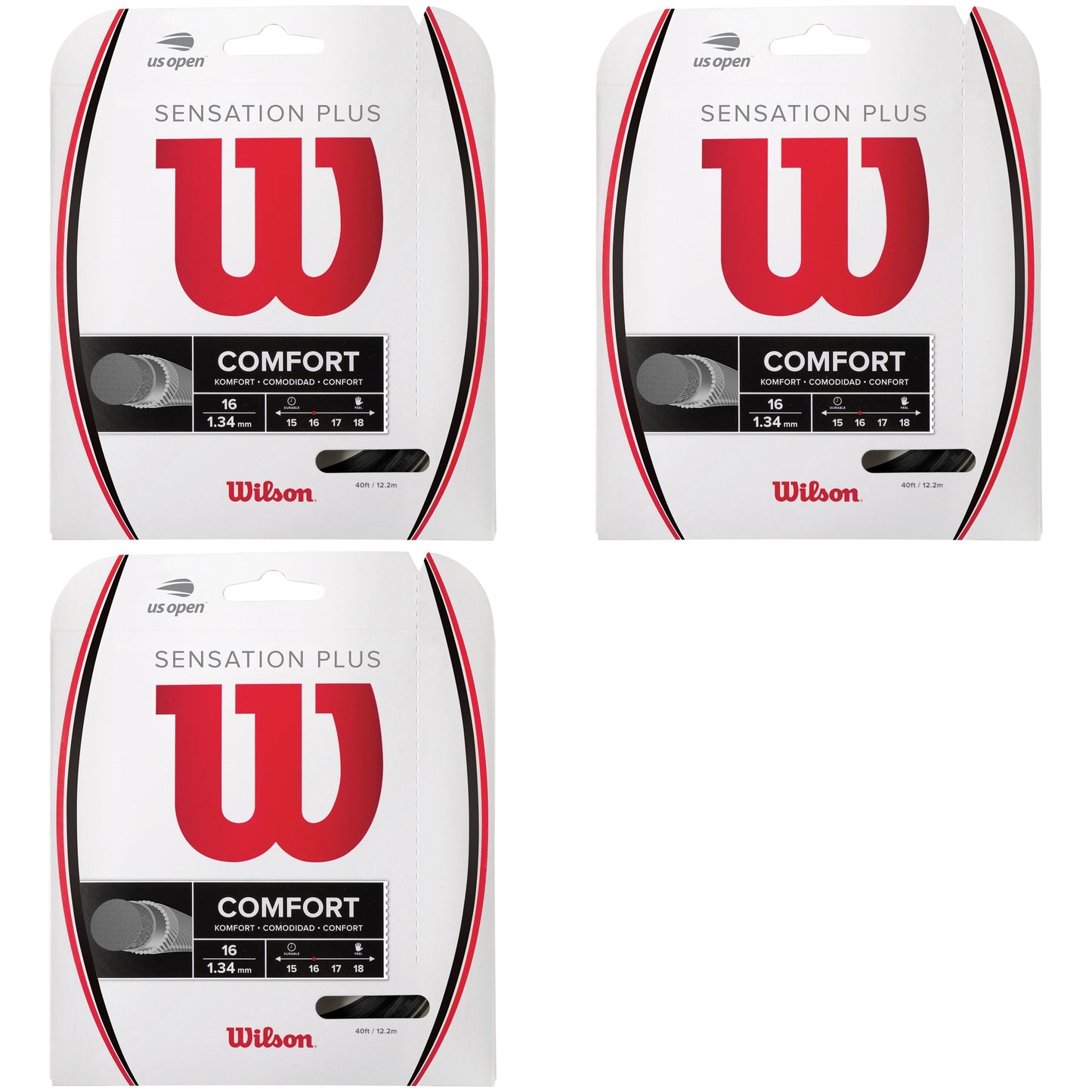 Wilson Sensation Plus Black Tennis String