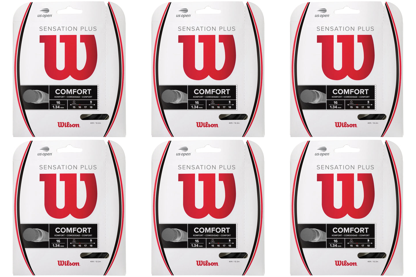 Wilson Sensation Plus Black Tennis String