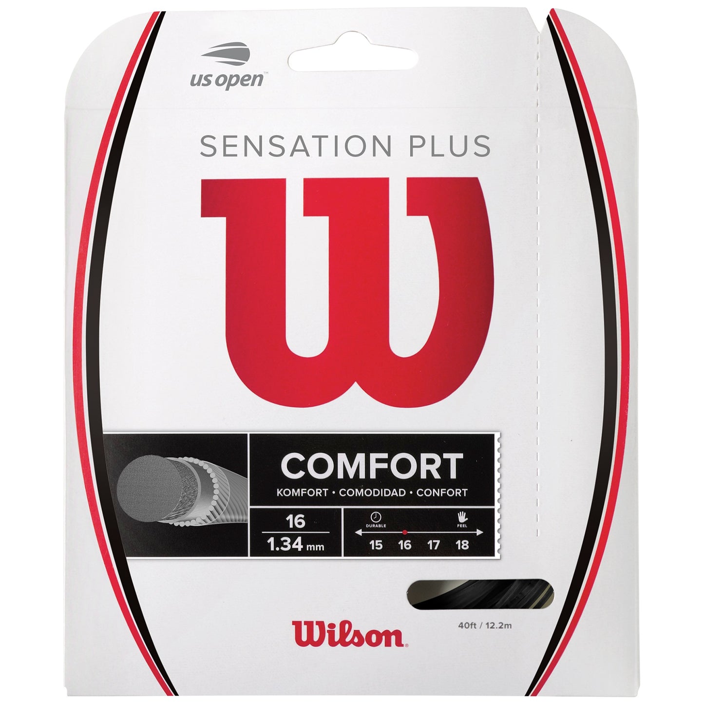 Wilson Sensation Plus Black Tennis String
