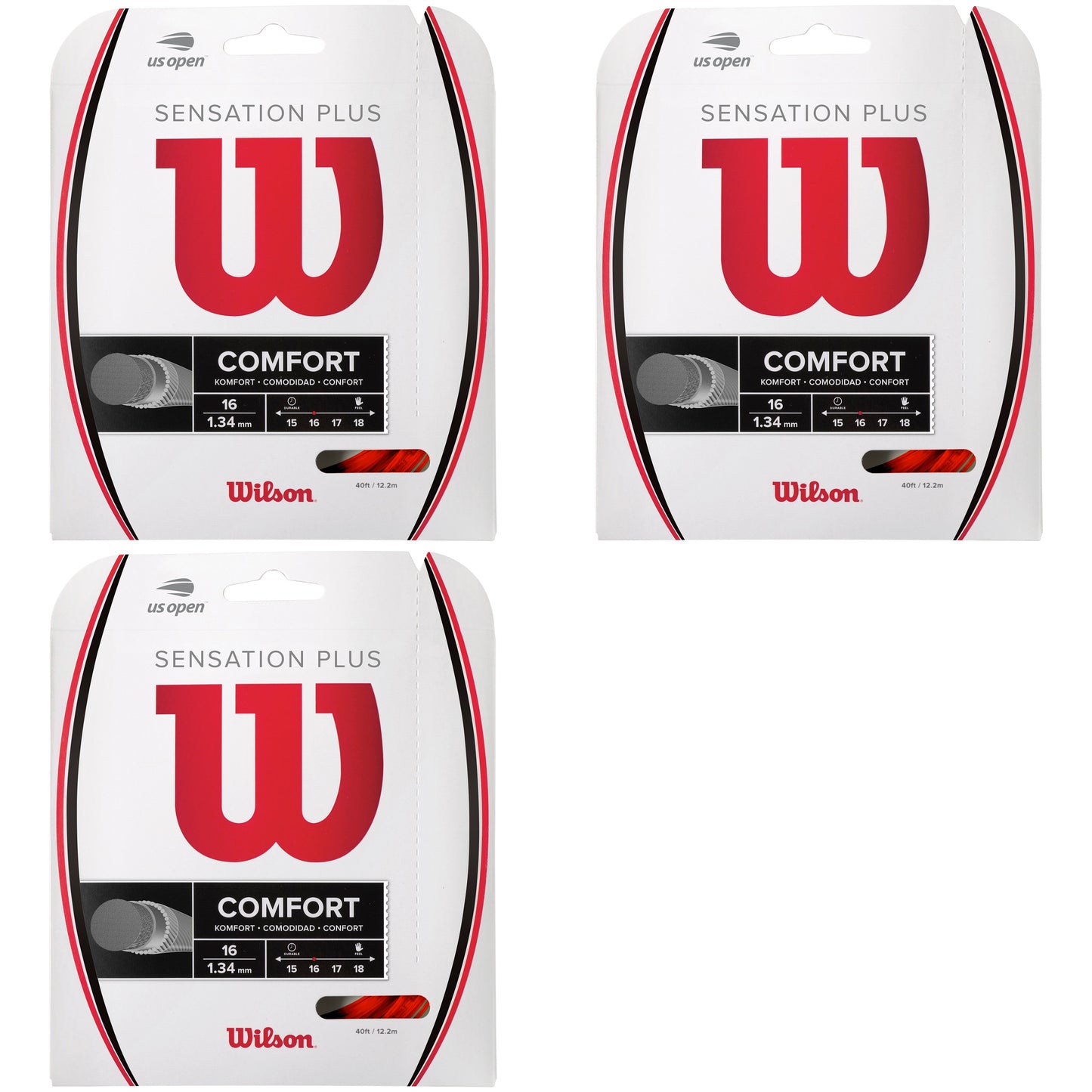 Wilson Sensation Plus Red Tennis String