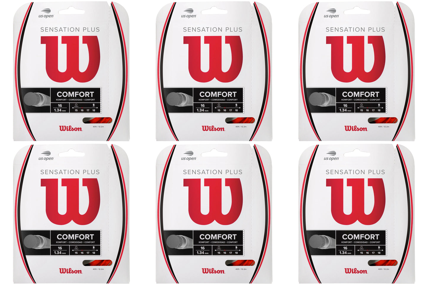 Wilson Sensation Plus Red Tennis String