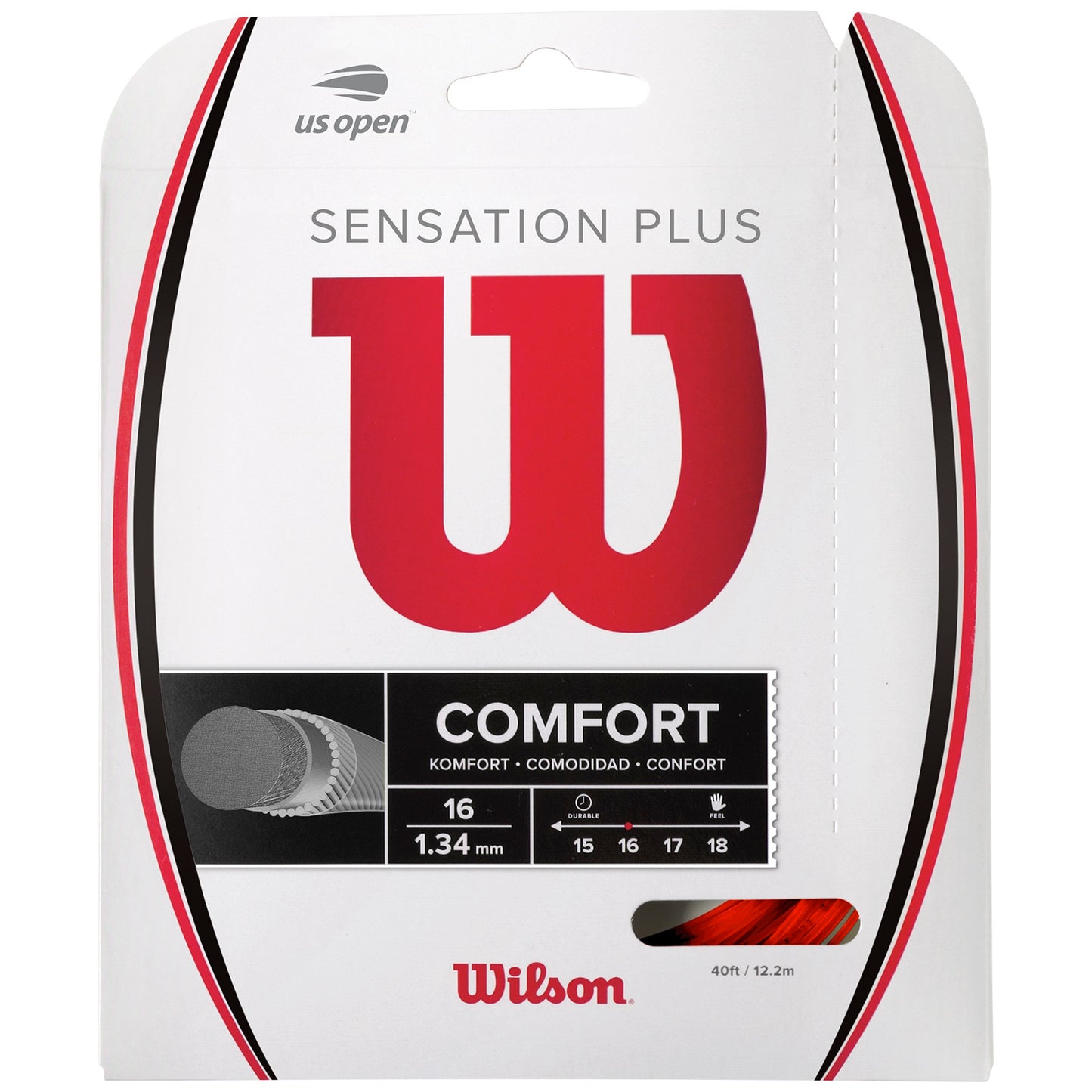 Wilson Sensation Plus Red Tennis String