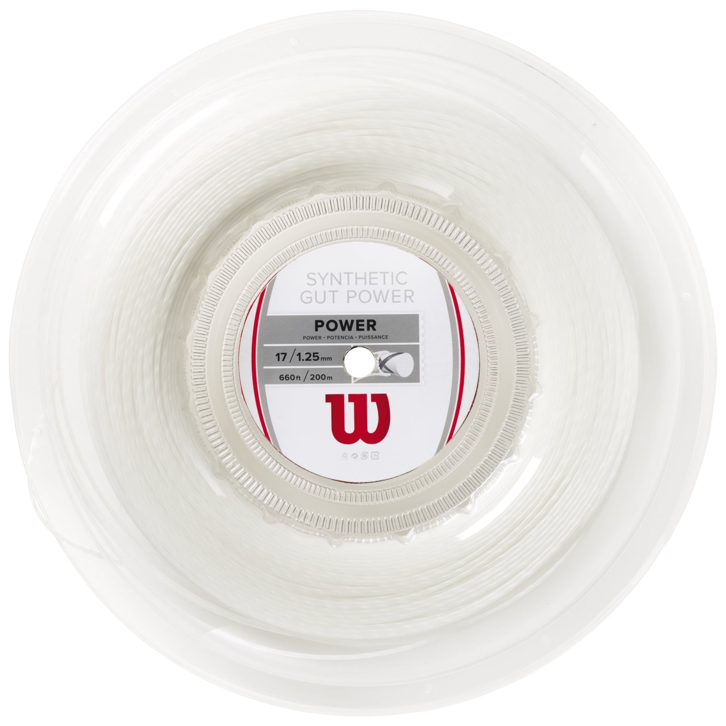 Wilson Synthetic Gut Power White Tennis String