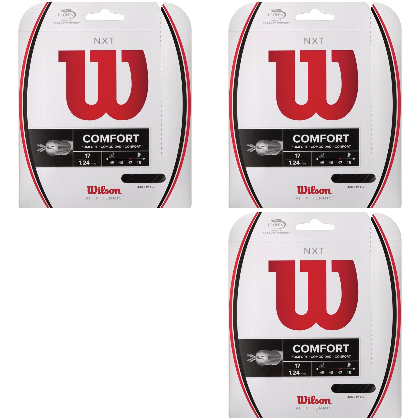 Wilson NXT Comfort Black Tennis String