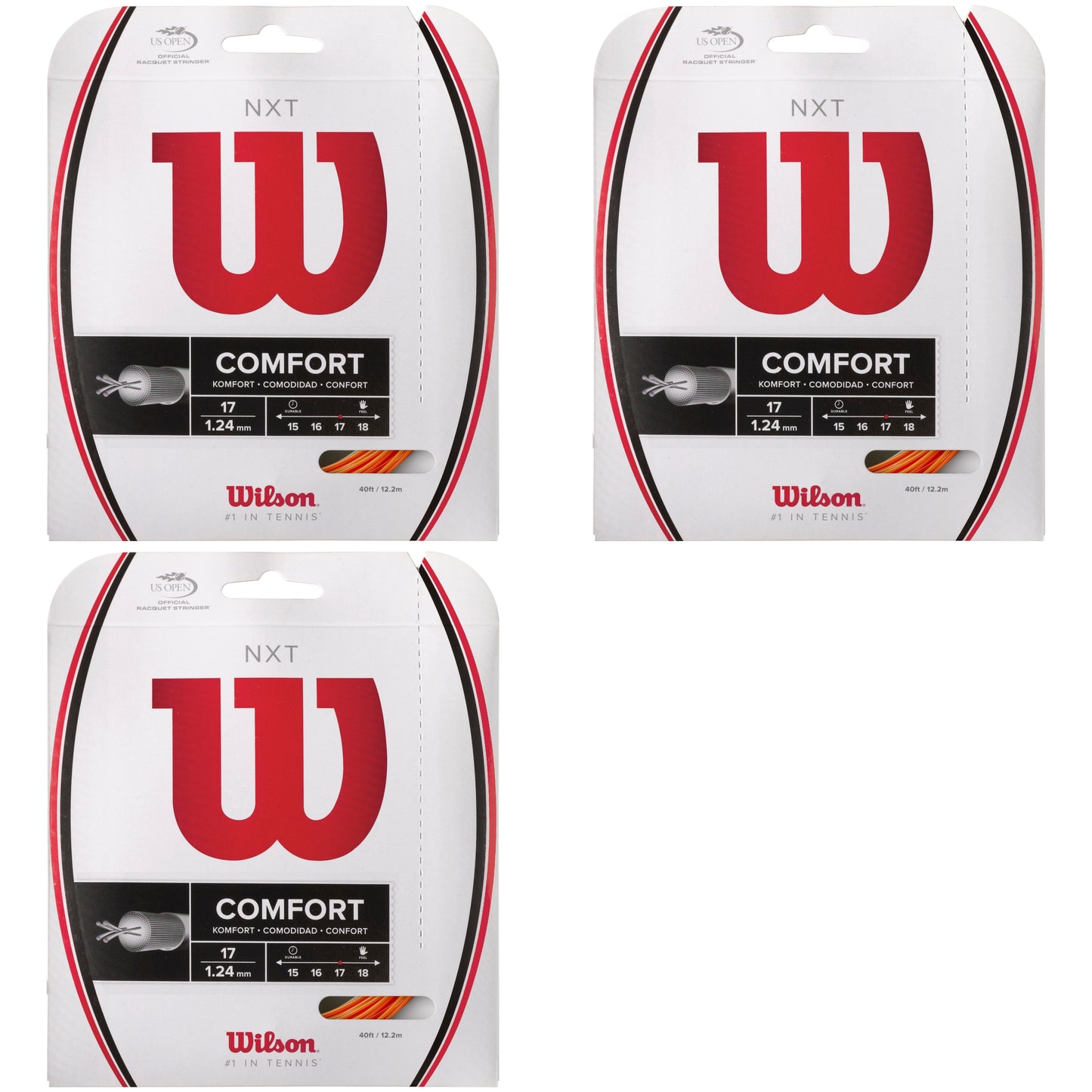 Wilson NXT Comfort Orange Tennis String