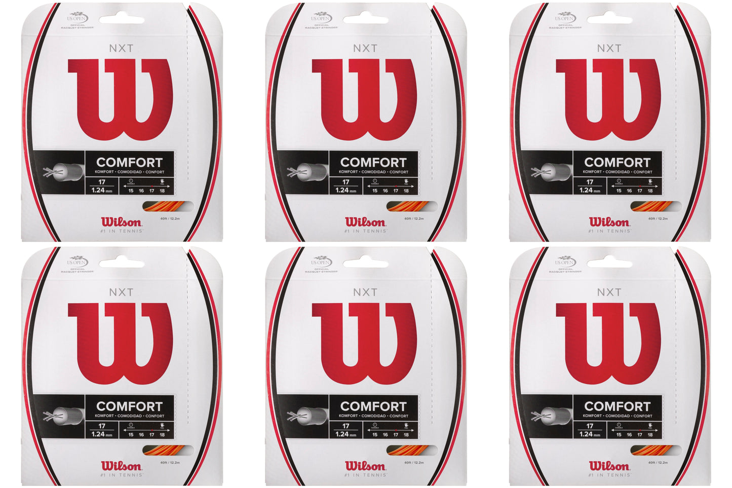 Wilson NXT Comfort Orange Tennis String