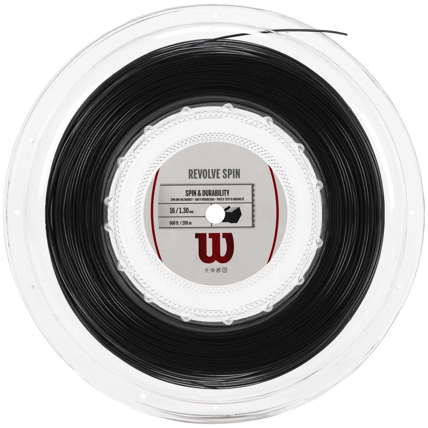 Wilson Revolve Spin Black Tennis String