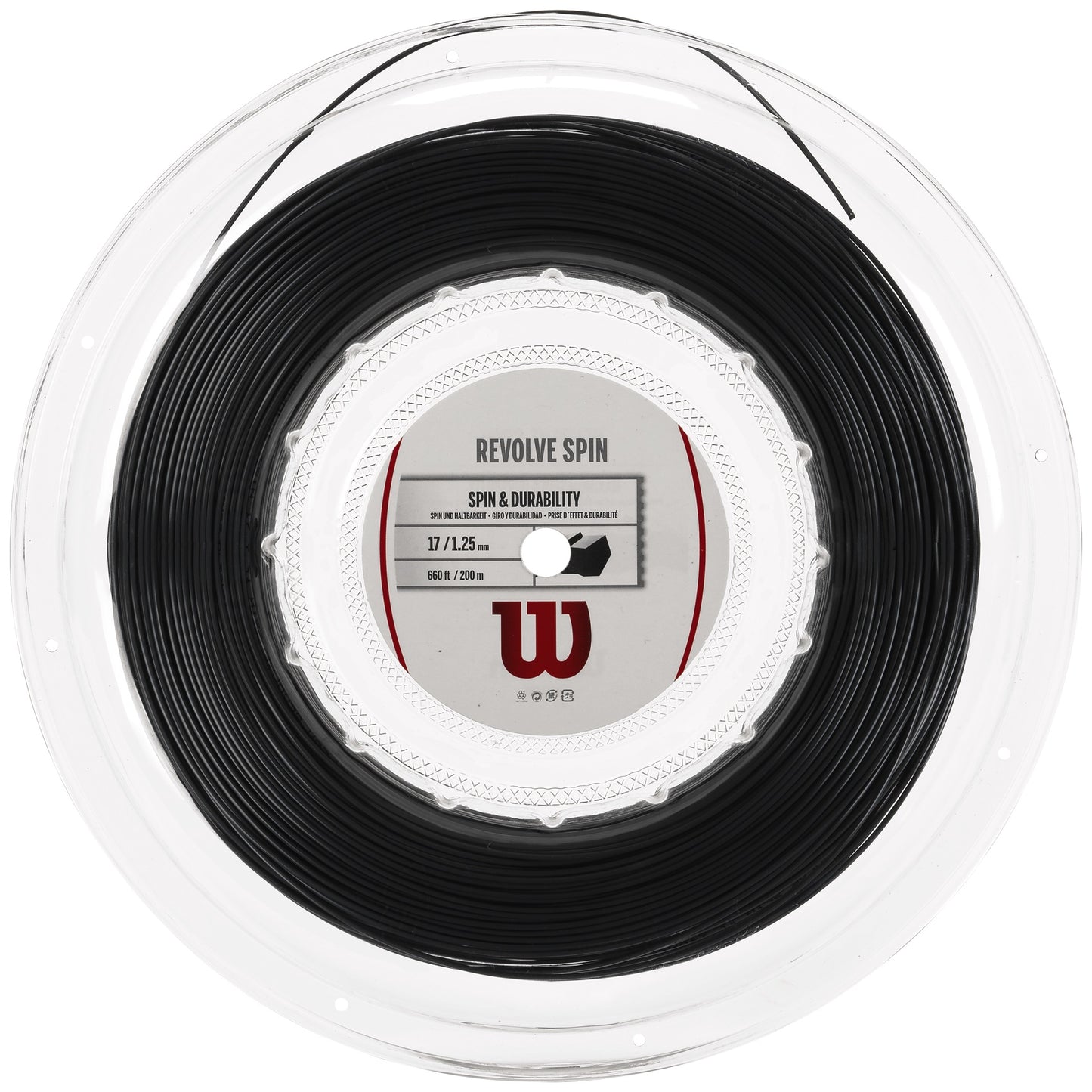 Wilson Revolve Spin Black Tennis String