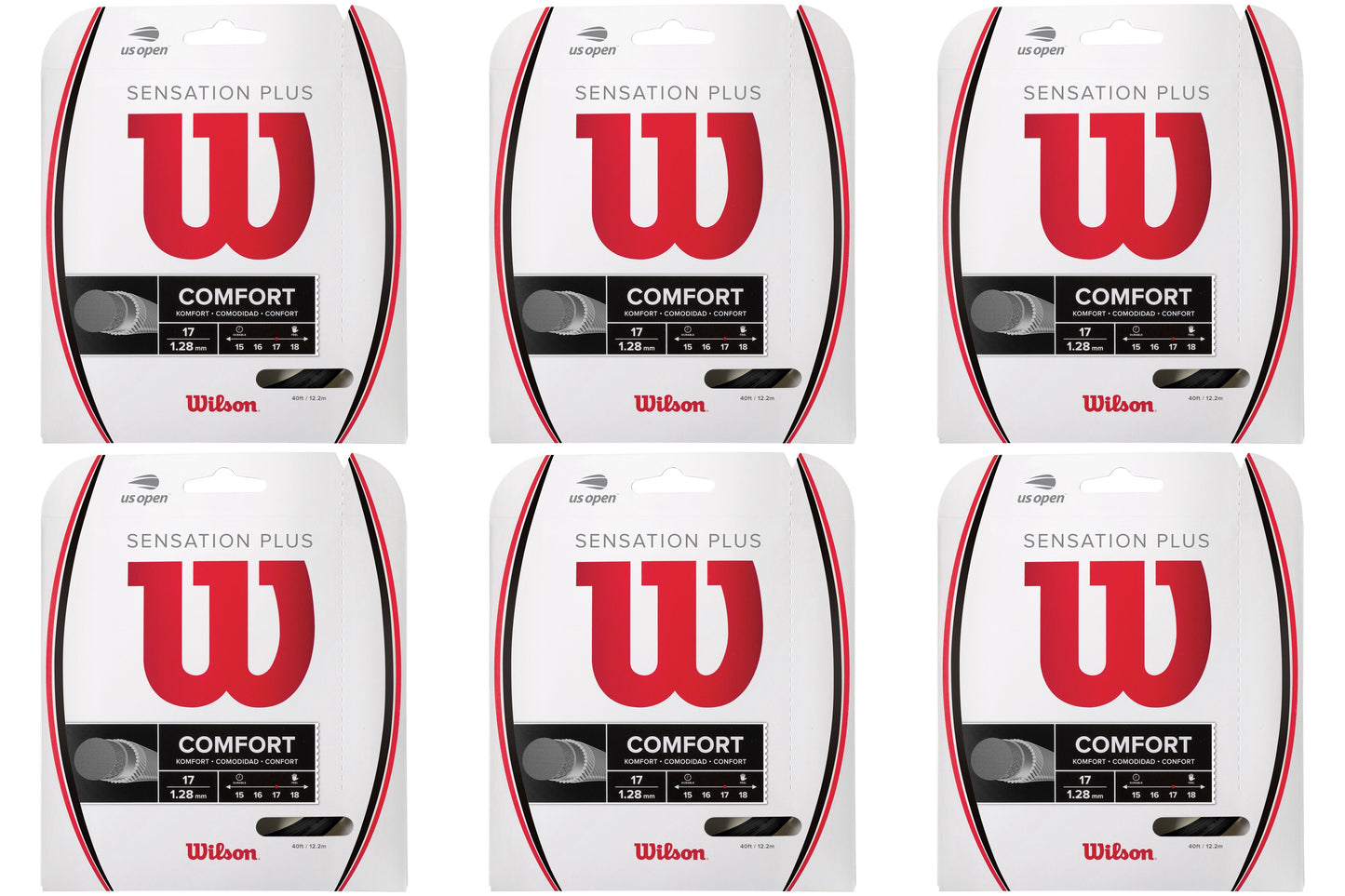 Wilson Sensation Plus Black Tennis String