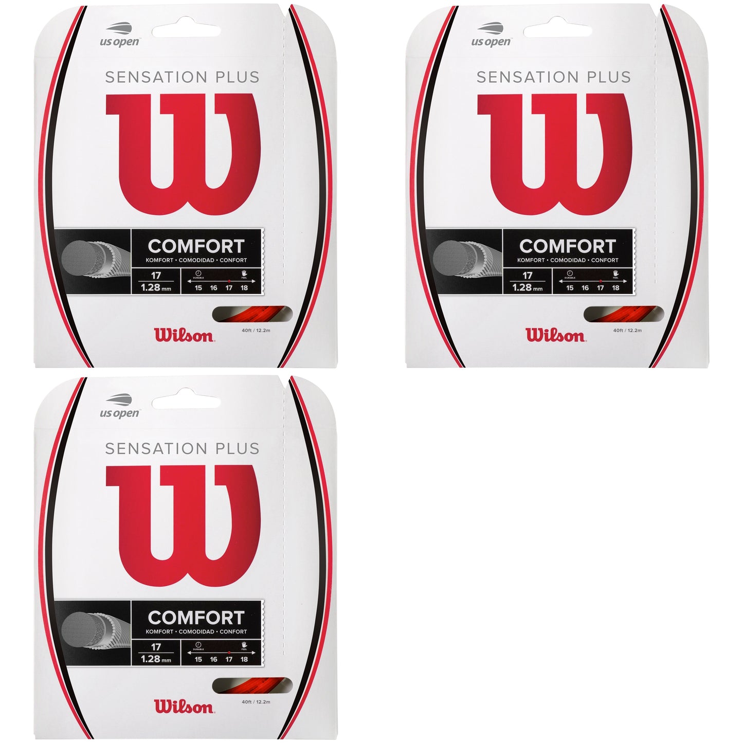 Wilson Sensation Plus Red Tennis String
