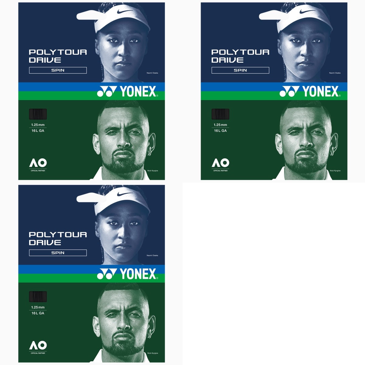 Yonex Poly Tour Drive Black Tennis String