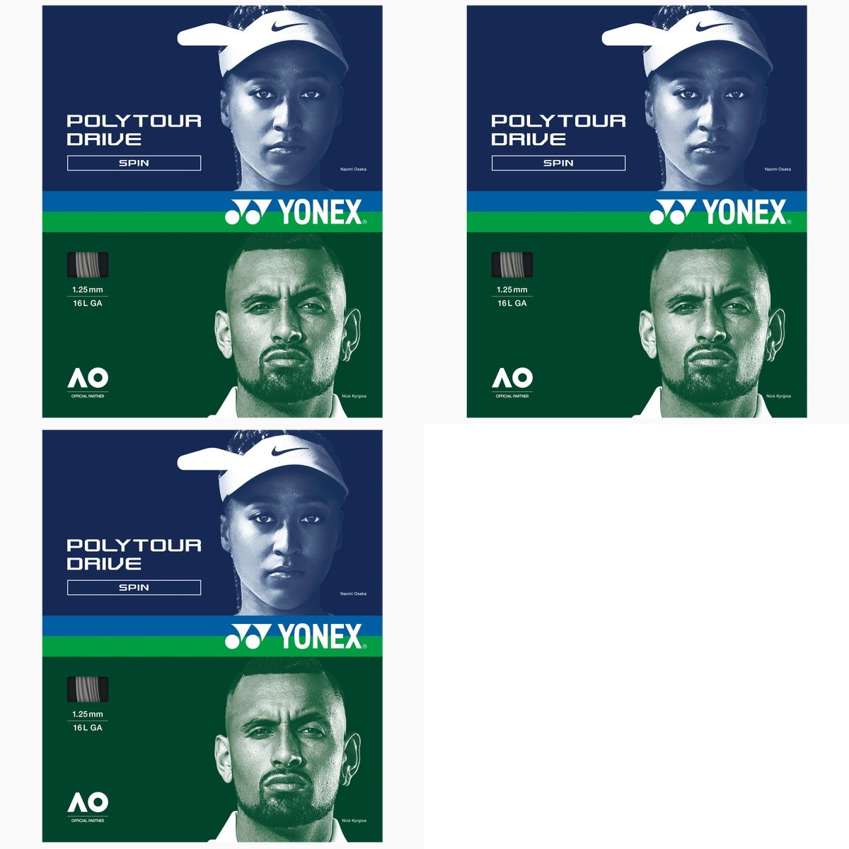 Yonex Poly Tour Drive Silver Tennis String