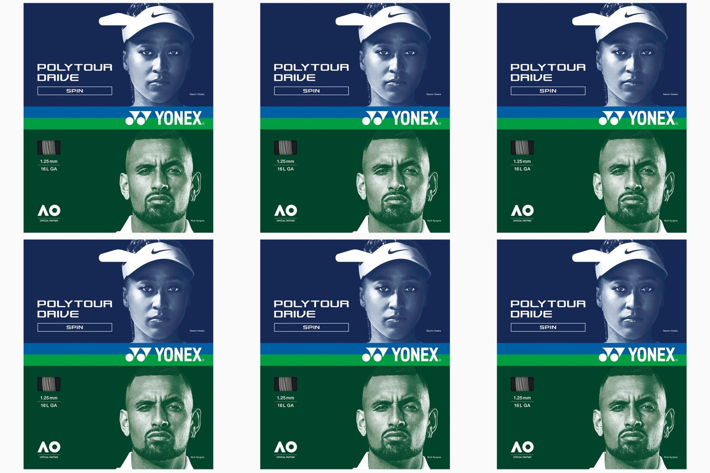 Yonex Poly Tour Drive Silver Tennis String