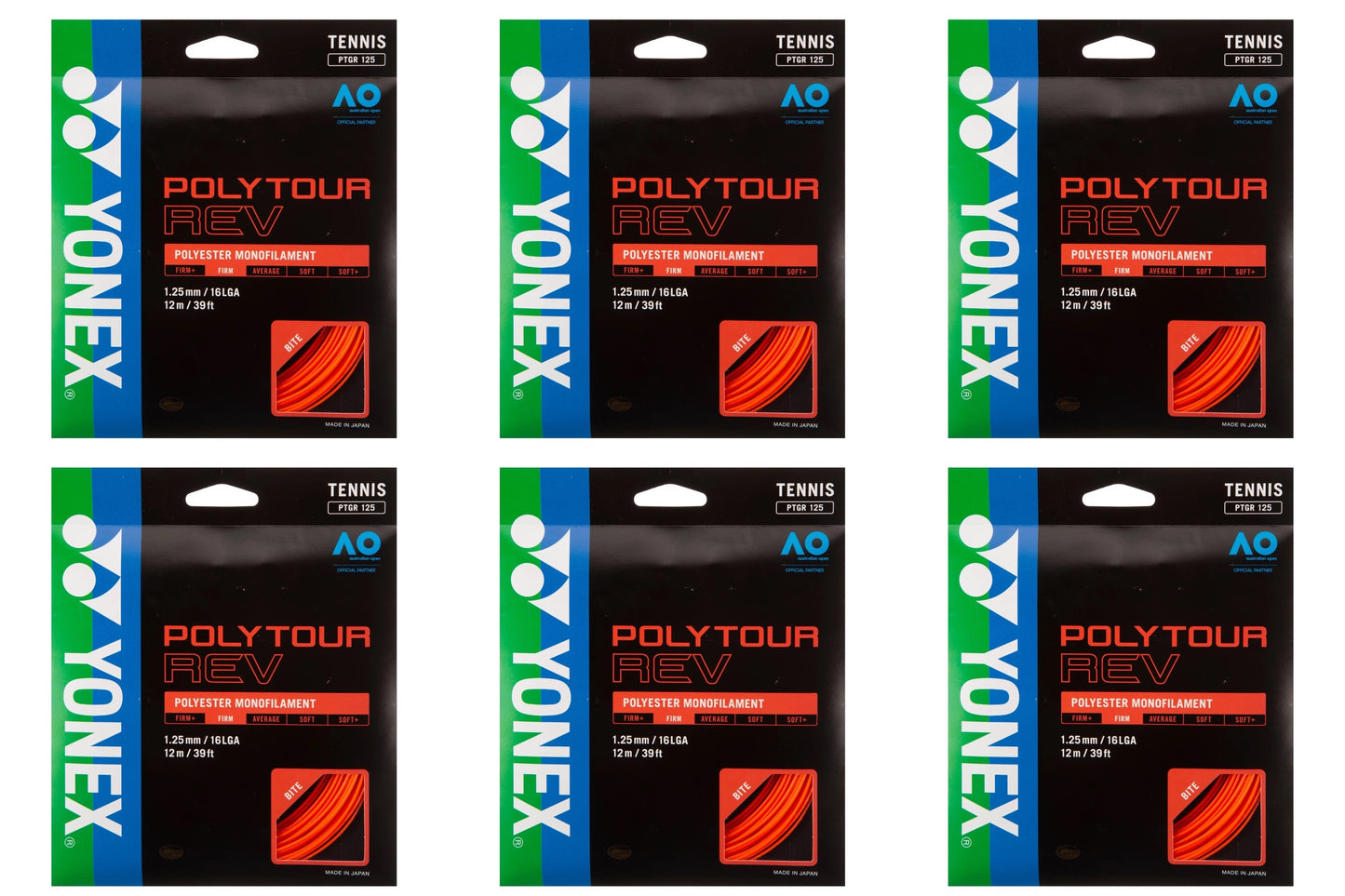 Yonex Poly Tour Rev Orange Tennis String