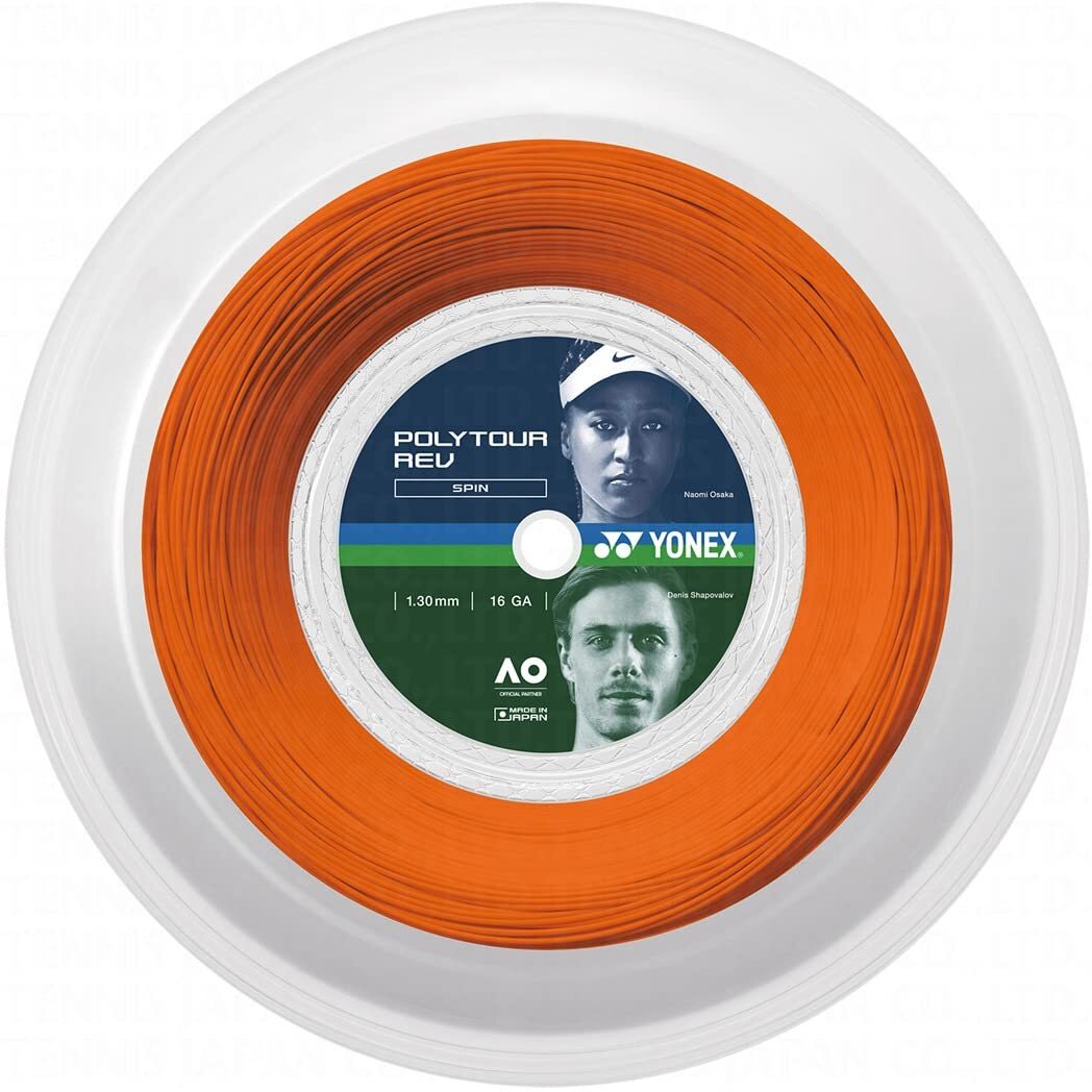 Yonex Poly Tour Rev Orange Tennis String - VuTennis.com