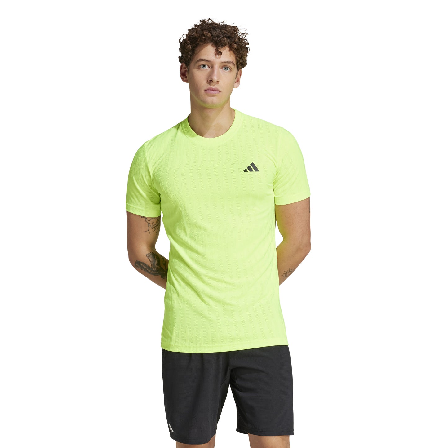 adidas Men's Freelift T-shirt Lime JP4385