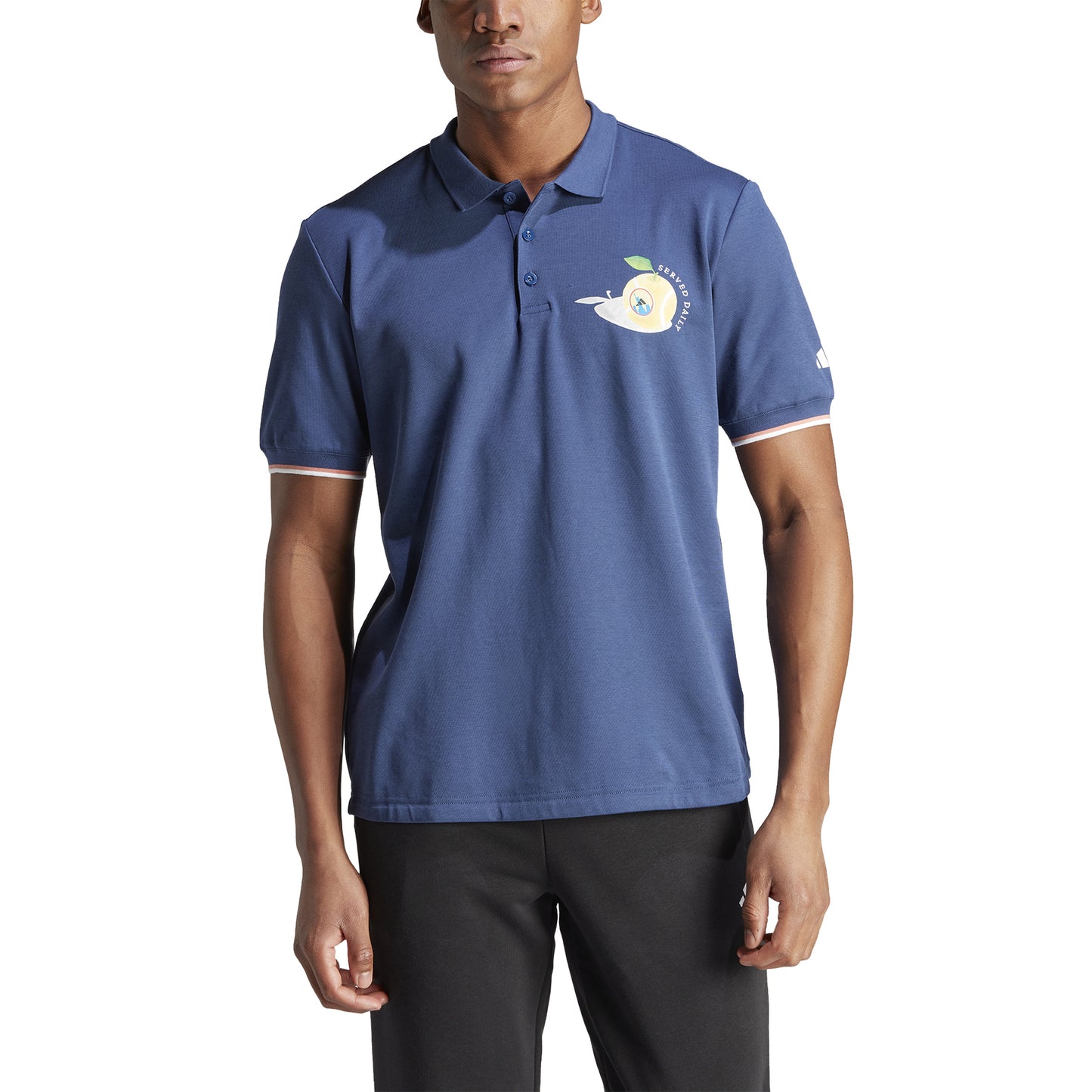 adidas Men's Tennis Premium Polo - Indigo IA8283