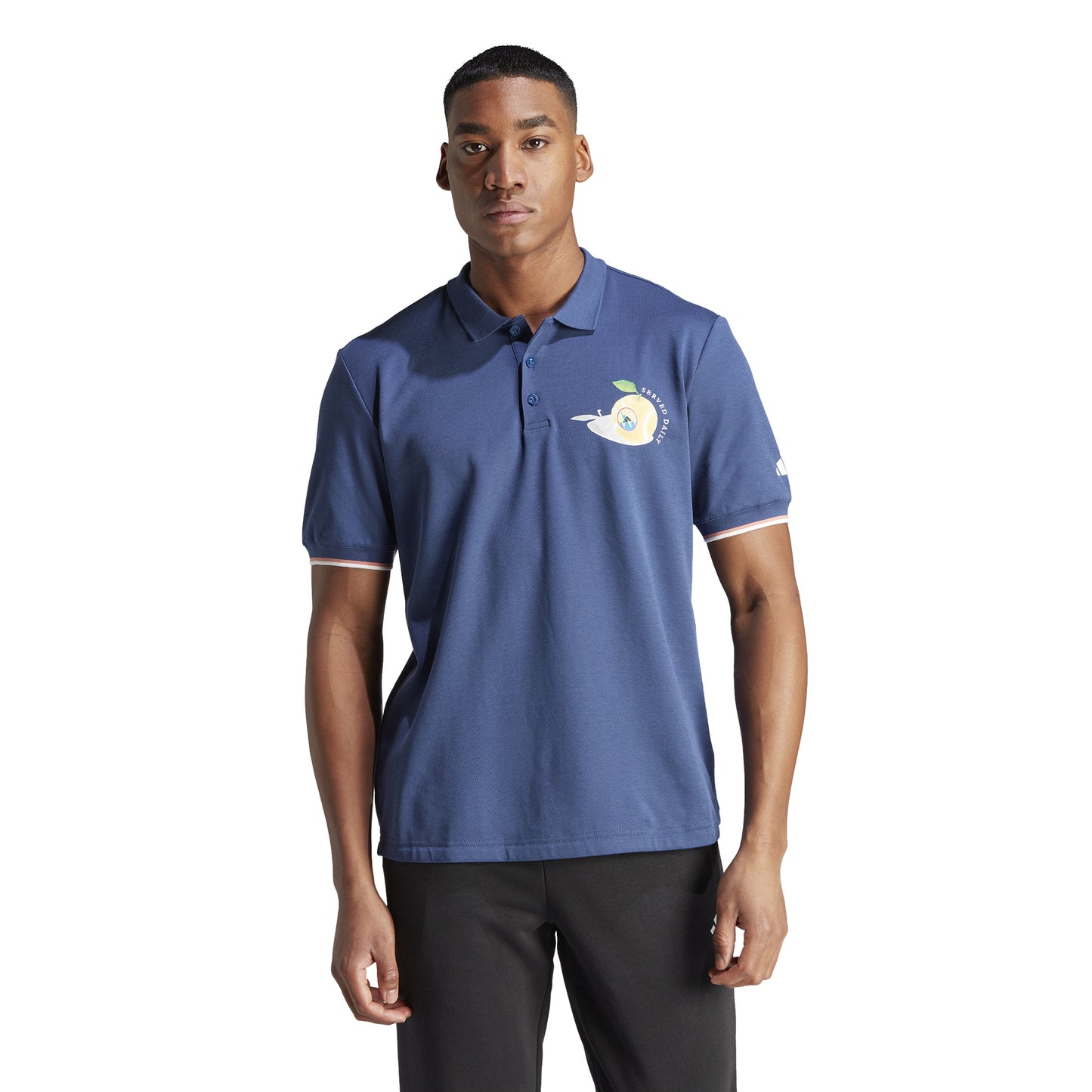 adidas Men's Tennis Premium Polo - Indigo IA8283