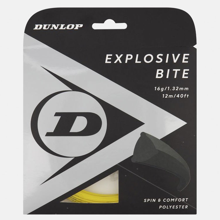 Dunlop Explosive Bite Yellow Tennis String