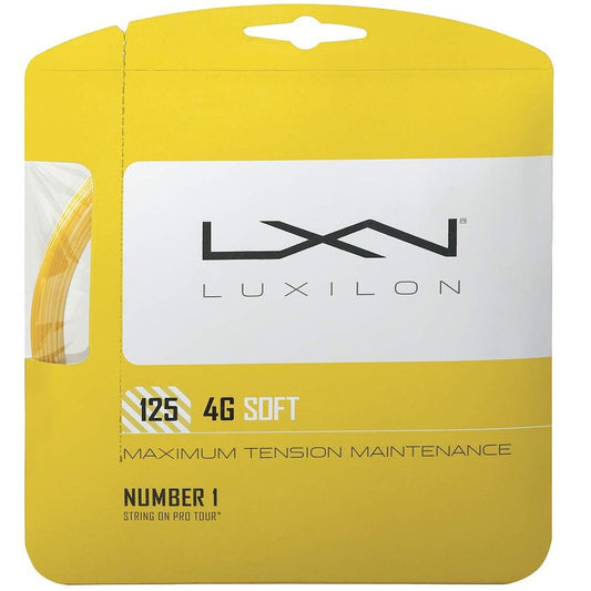 Luxilon 4G Soft 125 tennis string - VuTennis