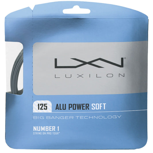 Luxilon ALU Power Soft 125 tennis string set - VuTennis